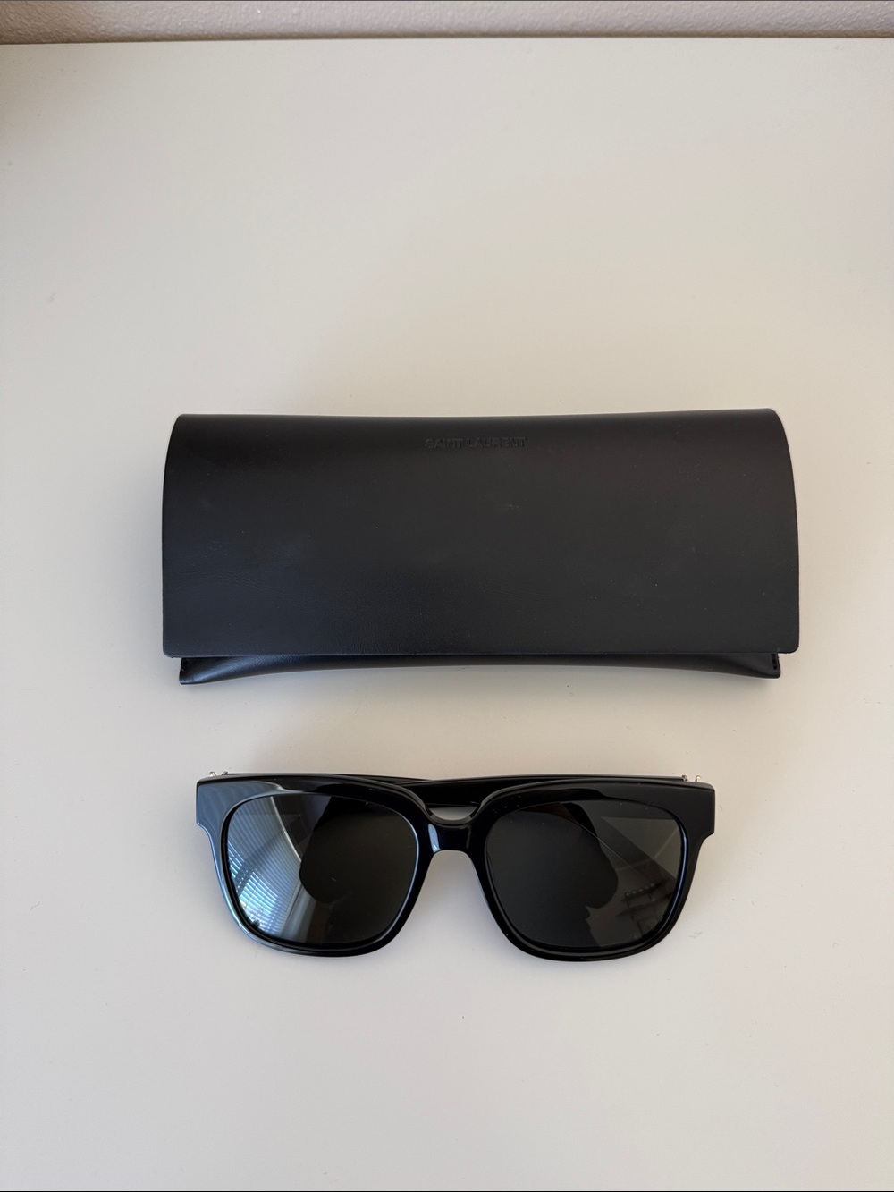 Saint Laurent Black Square Sunglasses